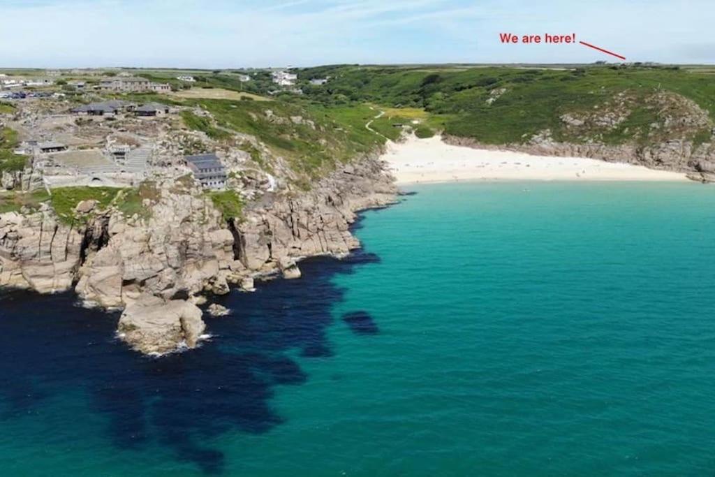 Porthcurno Barns, The Cart Lodge - Cosy Cottage, Walk To Porthcurno Beach, Pedn Vouder & Minack Theatre Penzance Kültér fotó
